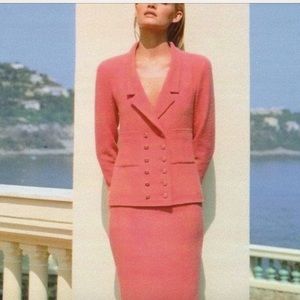 Chanel Wool Two-Piece Skirt Suit